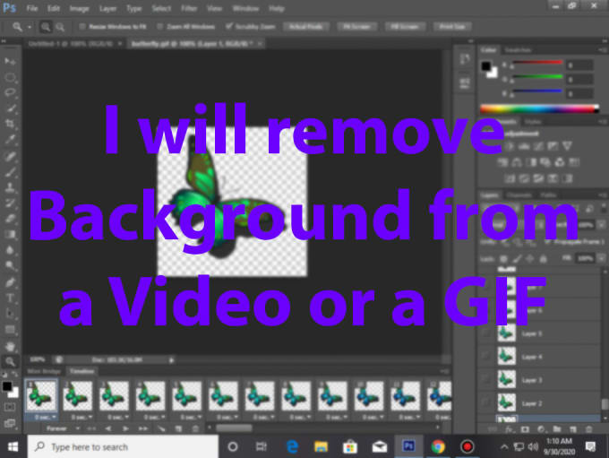 Remove background from a video or gif by Ehsan_it | Fiverr