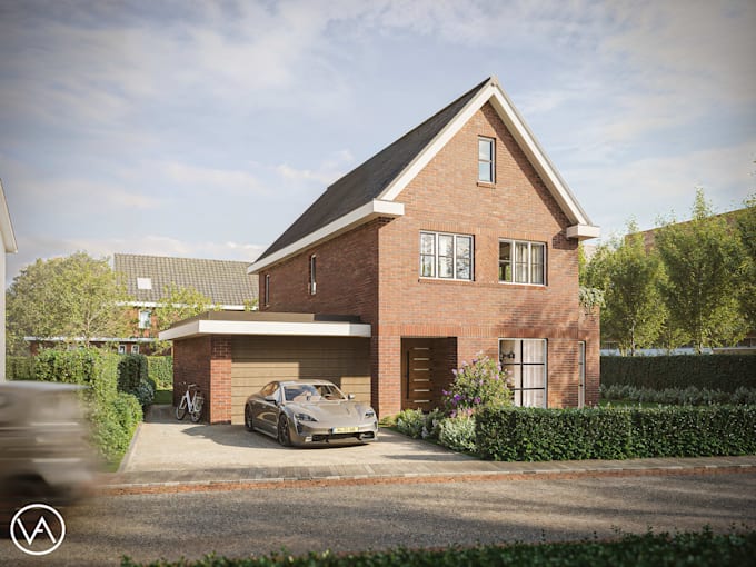 create 4k architectural exterior renders that help sell your project