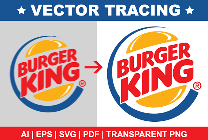 recreate logo in vector, vectorize image and vector redraw