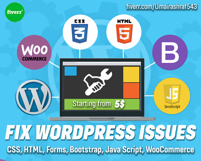 fix website css, html, forms, bugs, woocommerce, javascript