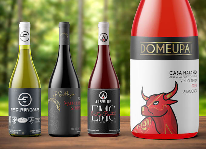 create personalized custom wine label design for your brand