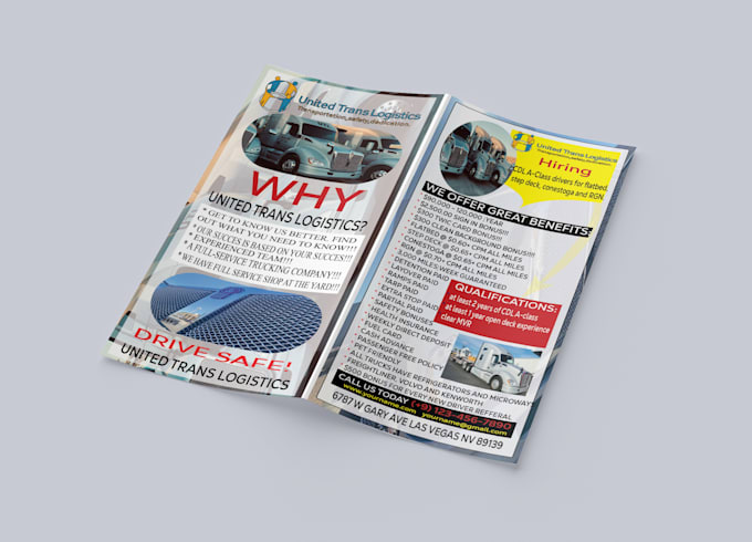 design a flat flyer