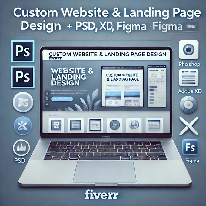 design professional web templates and landing pages in PSD