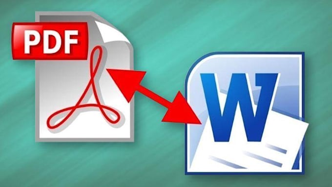 convert PDF to word and word to PDF