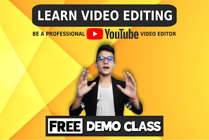 teach video editing for youtube