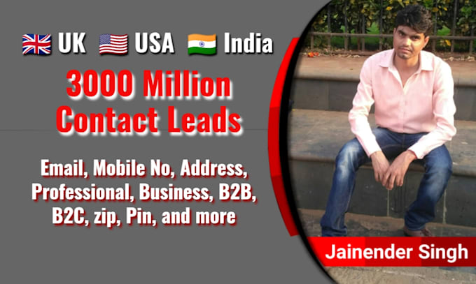 usa UK india leads email id mobile contacts largest database