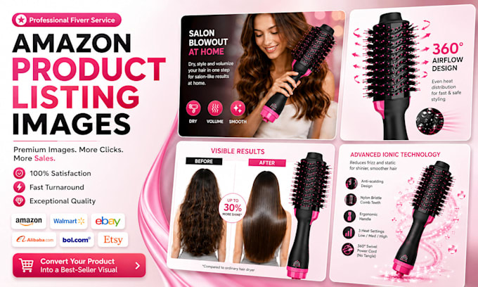 do amazon product  editing and lifestyle infographics