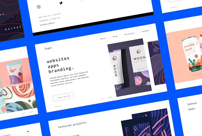 Design modern and minimalistic ui design for web or mobile by ...