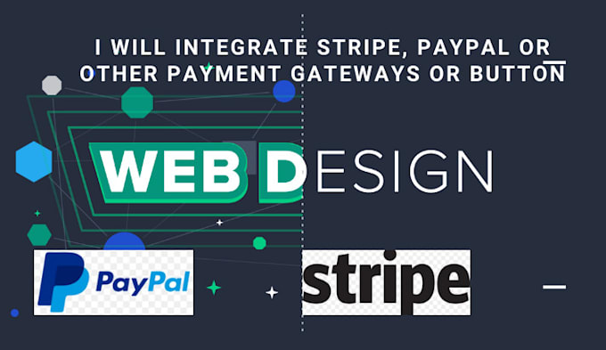 integrate stripe, paypal or other payment gateways or button