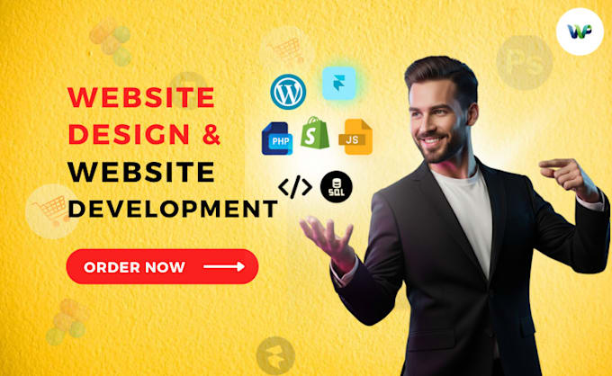 do website development, develop custom website as full stack web developer