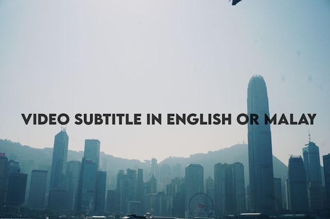 can create or edit subtitle and caption in english or malay