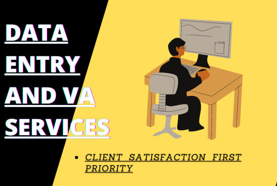 provide you data entry and VA services within 24 hours