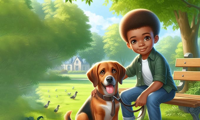 create awesome children book illustrations for you