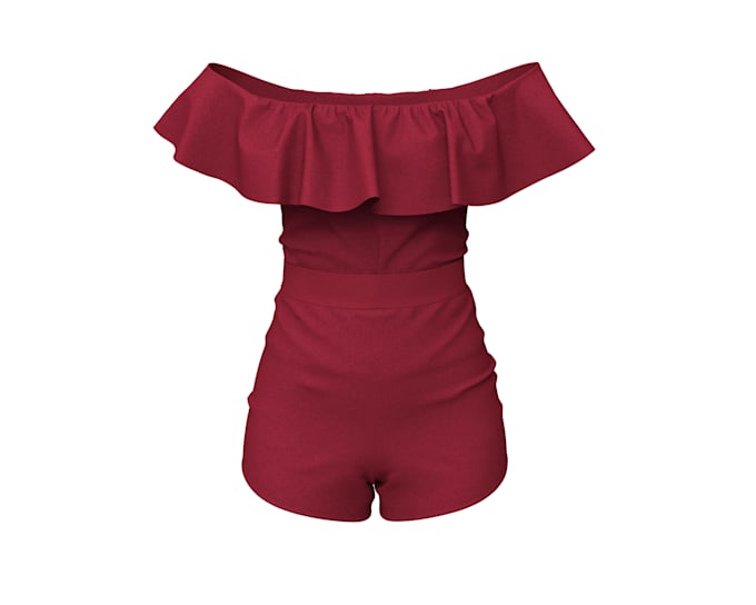 do 3d model garments product and photorealistic render