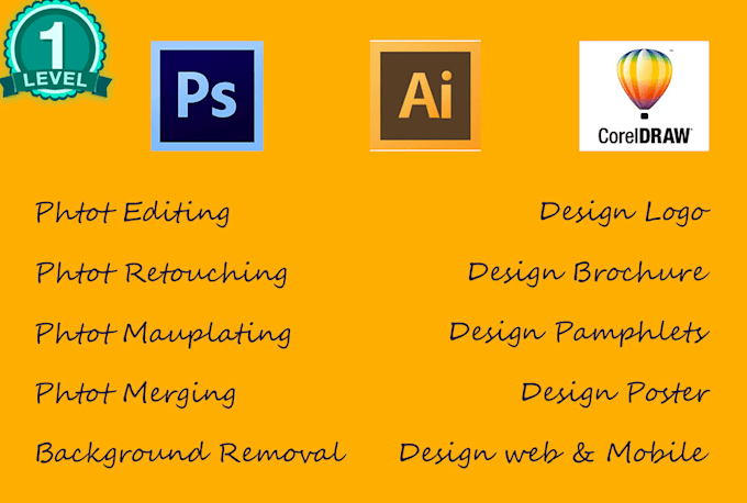 do photoshop and graphic work for you