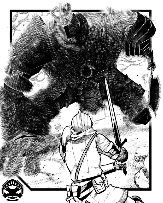 draw awesome manga for you