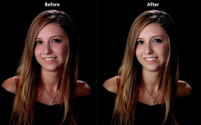 do retouching and color correction