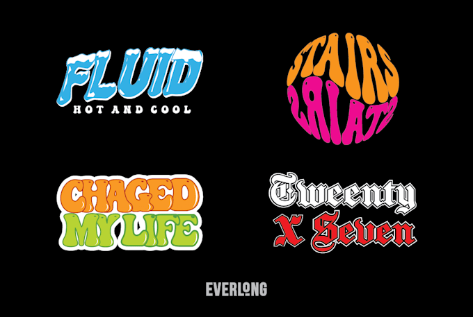 Créez un design créatif et coloré pour votre marque de vêtements