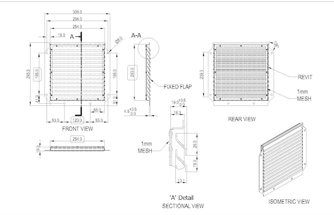 Create 2d mechanical part drawings by autocad by Ashris_aqil | Fiverr