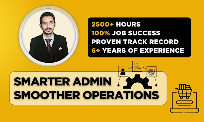 streamline ecommerce and business operations with CRM, admin expertise