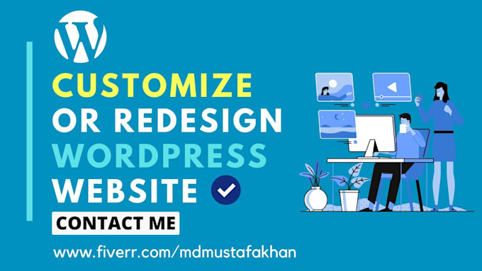 Fully design, redesign or customize your wordpress website by ...