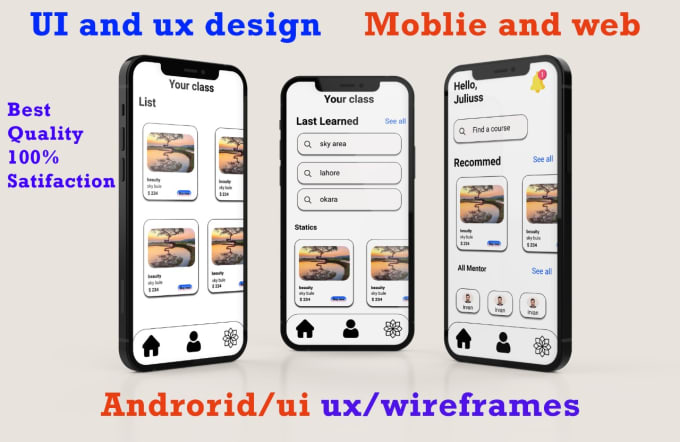 Download Create Wireframes Mockups Ux Ui Design And Prototypes By Ahmad Munir3 Fiverr