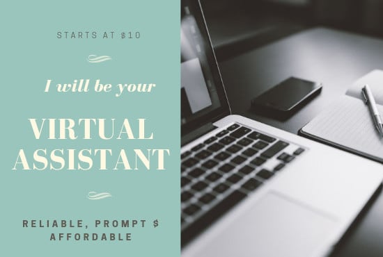 be your professional virtual assistant