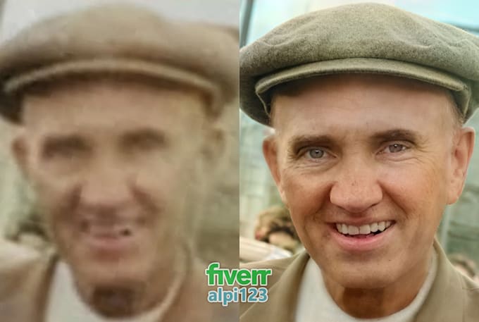 restore, enhance and upscale low quality photos and images with natural look