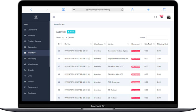 develop custom PHP laravel web application