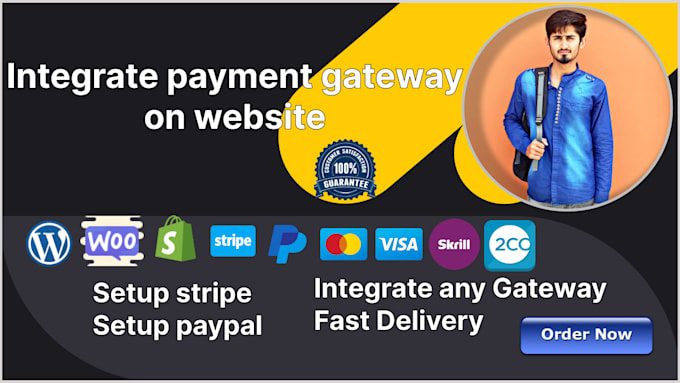 integrate payment gateway on website