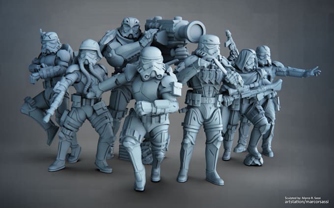 3d sculpt epic miniature for your table