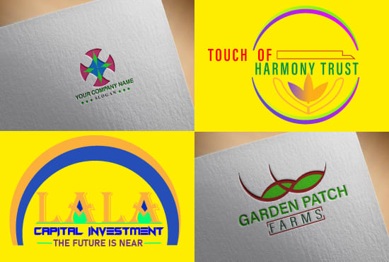 do design modern and minimalist unique logo maker or creator