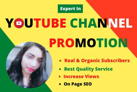 Hire a freelancer to promote your youtube channel to increase new subscribers