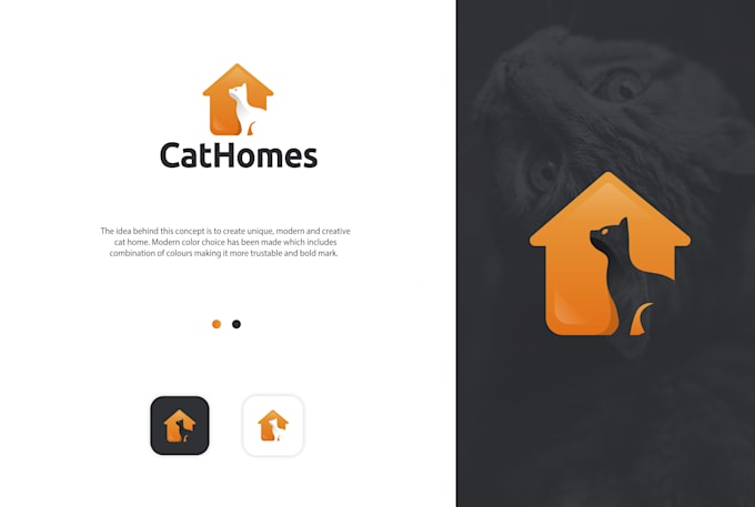 do flat, minimalist logo design