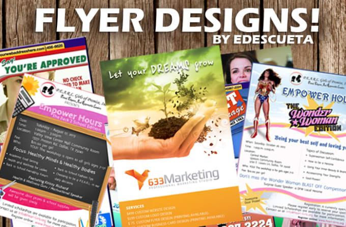 Design Professional Flyers And Leaflets For Your Business By Edescueta