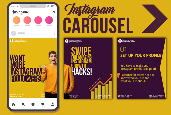 Design trending instagram carousel and social media posts for your ...