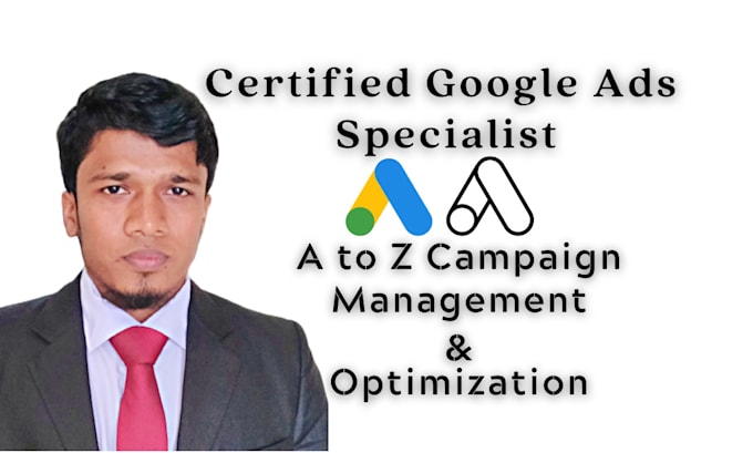 be your google ads specialist and PPC campaign manager