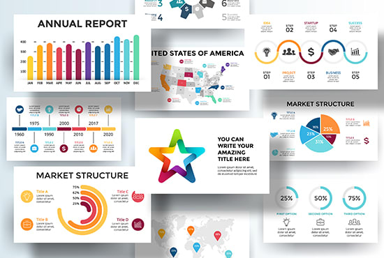 Design ppt infographic or powerpoint templates by Valerylit888 | Fiverr