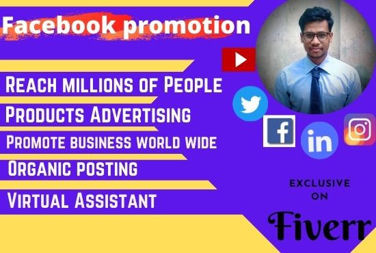 do facebook marketing, advertising, promotion and page setup