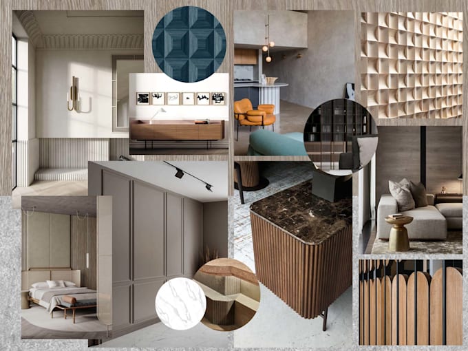 do a moodboard for your project