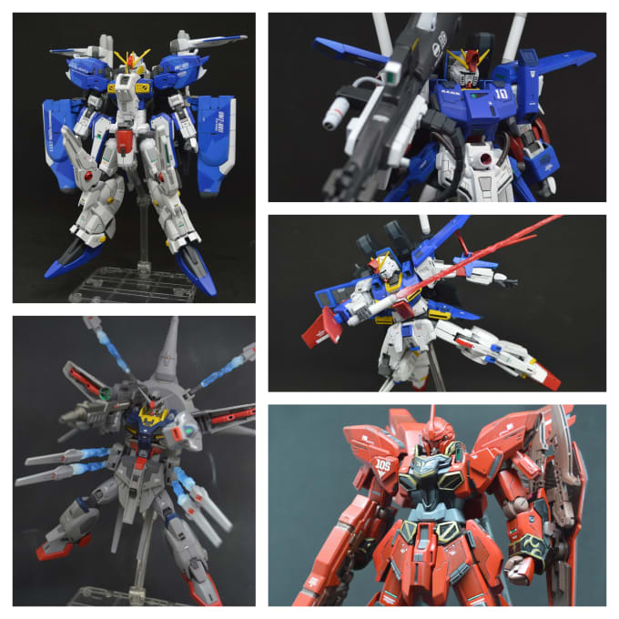 Hire a freelancer to build,paint, and customize your gunpla or gundam commission