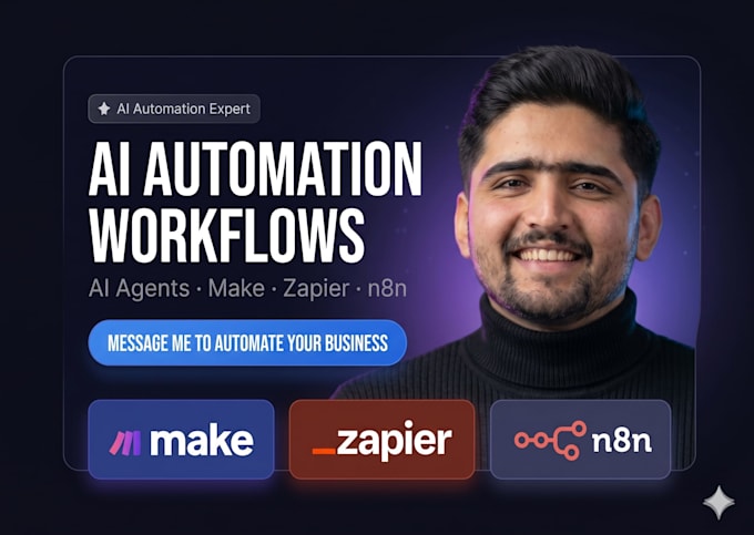 build ai automation workflows,ai agent systems for your business make zapier n8n