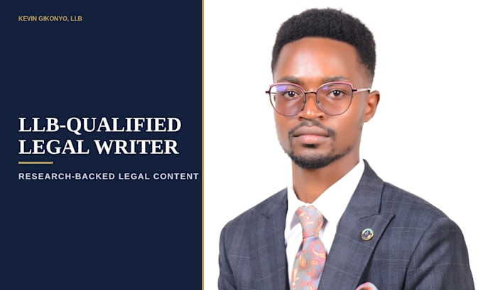 be your llb qualified legal writer and legal researcher