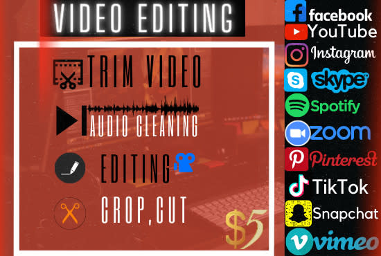 trim, cut, merge video, add a transition for you