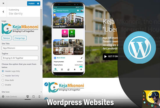 make your wordpress website and optimize it