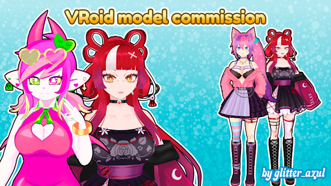 make 3d vroid models for vtubers and vstreamers