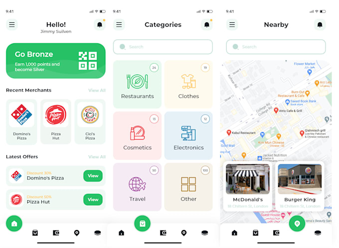 Make ui ux design in mobile app by Mahsanaleem | Fiverr