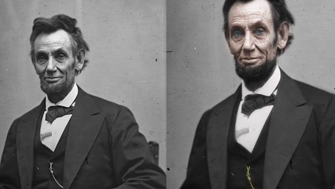 colorize old photos or video