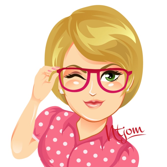 Drawyourphoto: I will draw your face portrait with my cartoon style for $5 ...