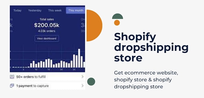 build a profitable dropshipping shopify store or ecommerce store